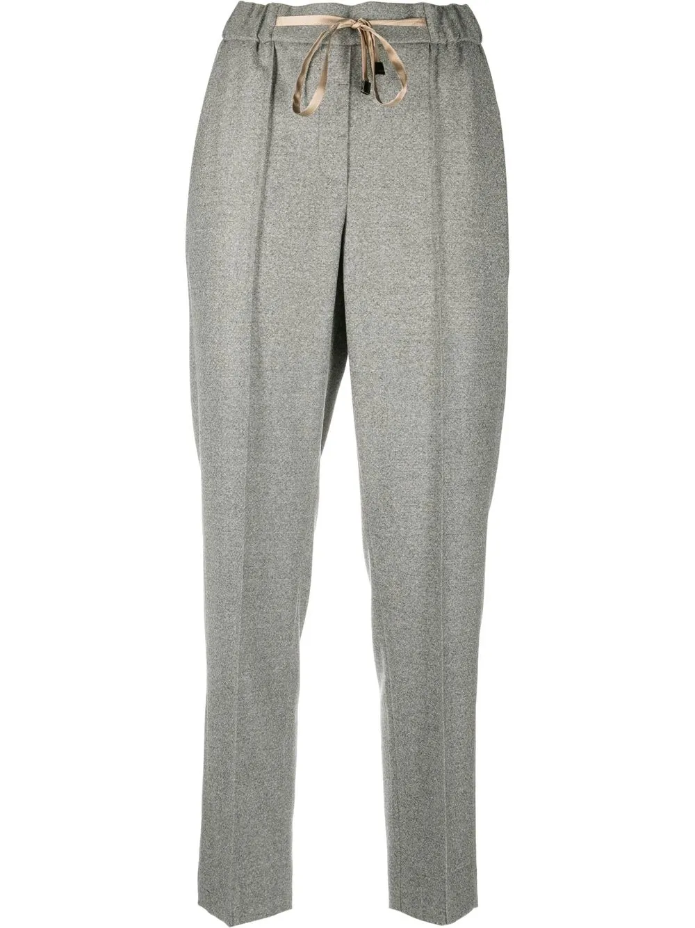 

Peserico pantalones de vestir con tiro alto - Gris