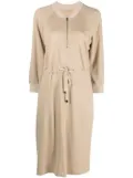 Peserico zip-front knitted dress - Neutrals