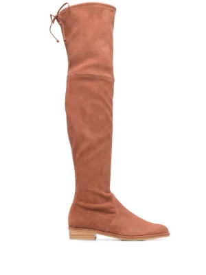 Thigh high deals drawstring boots