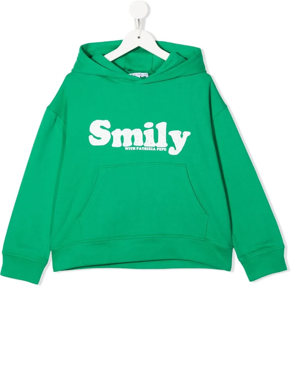 

Patrizia Pepe girl hoodie con eslogan estampado - Verde