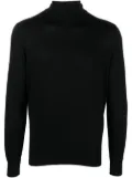 Zegna roll-neck knit jumper - Black