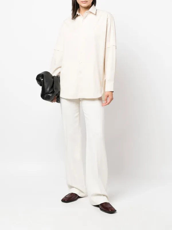 LEMAIRE ロングスリーブ LEMAIRE ロングスリーブ シャツ | ニュートラル | FARFETCH JP