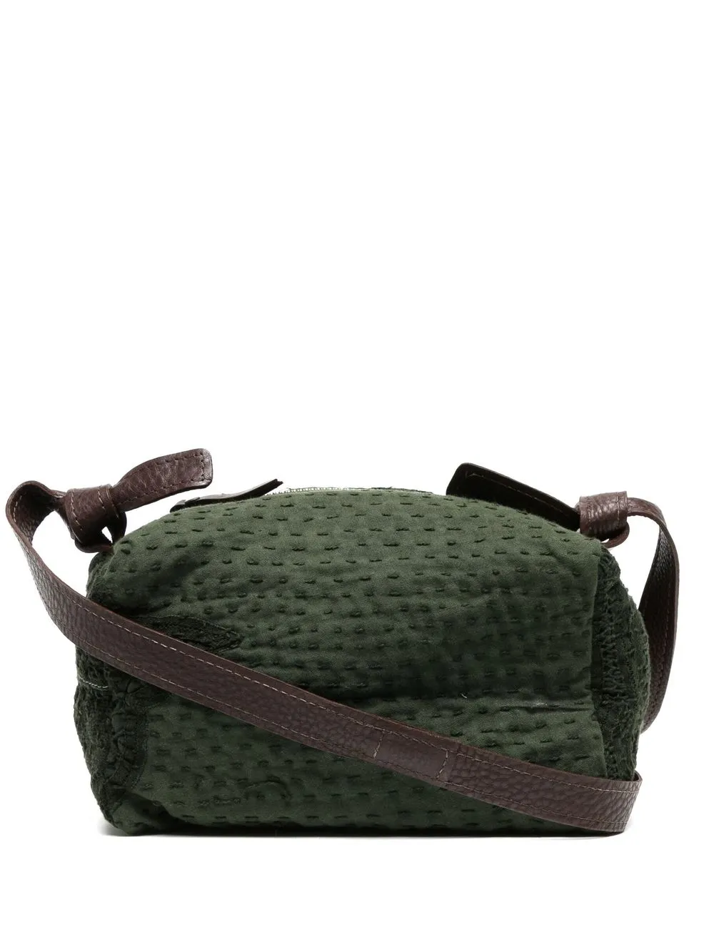 

By Walid patchwork crossbody bag - Green