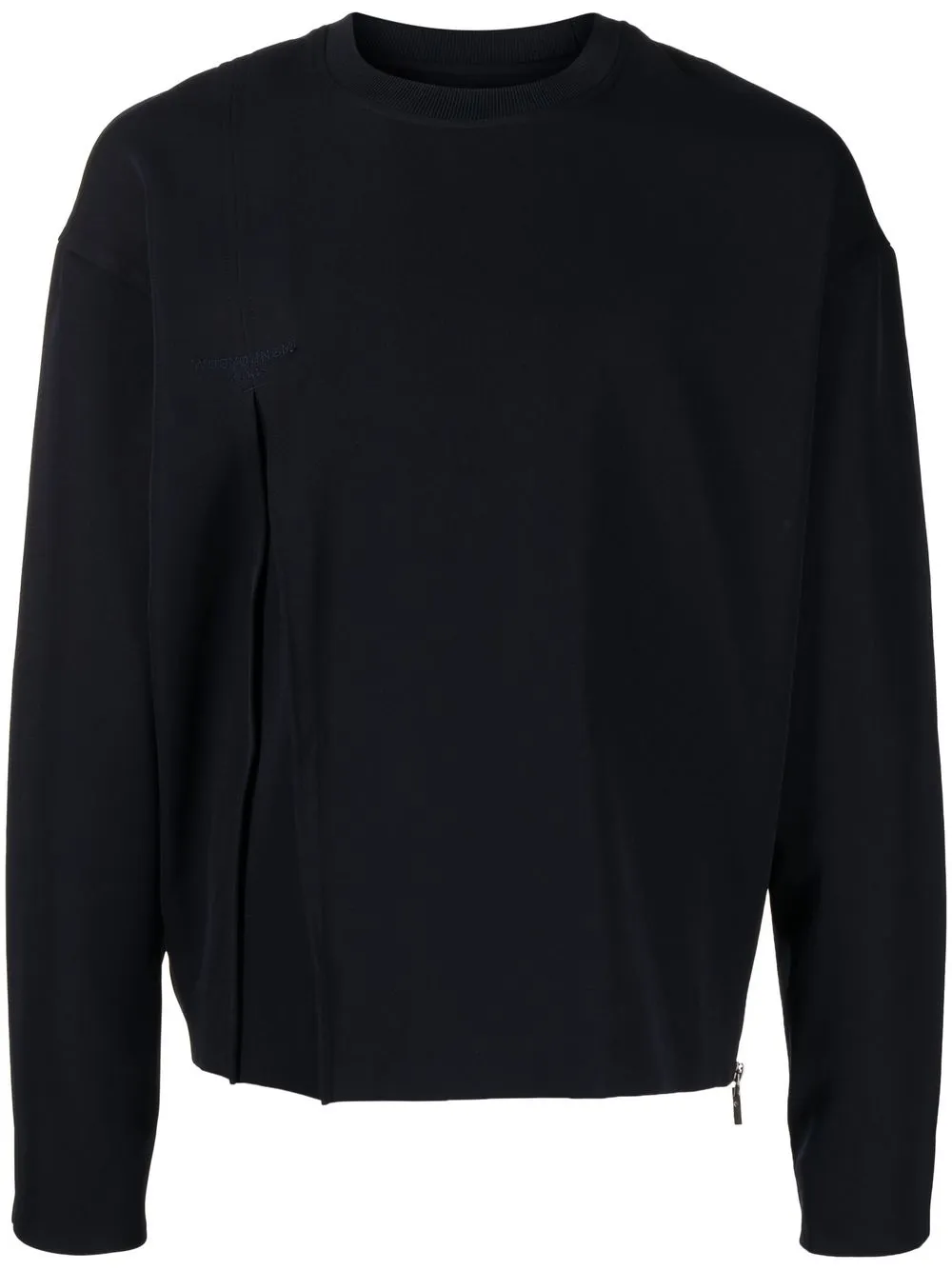 

Wooyoungmi zip-panelled sweatshirt - Blue