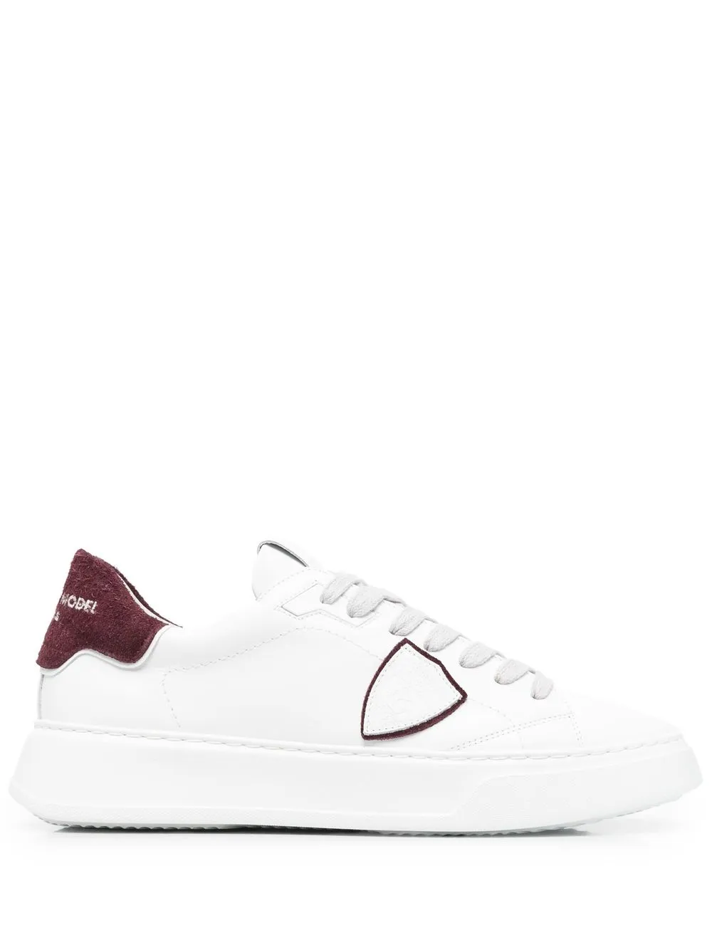 

Philippe Model Paris tenis bajos con diseño de dos tonos - Blanco