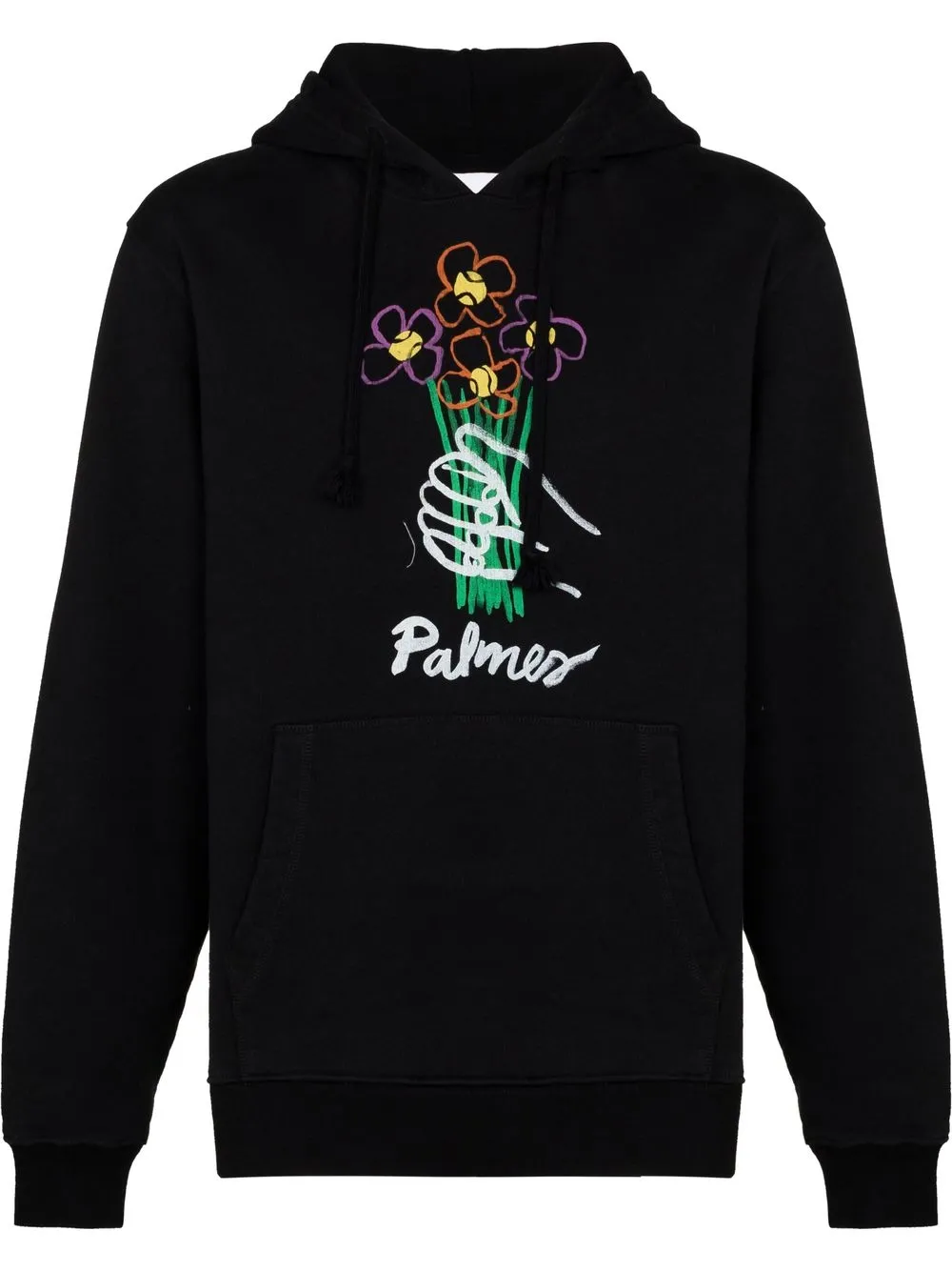 

Palmes hoodie con estampado gráfico - Negro