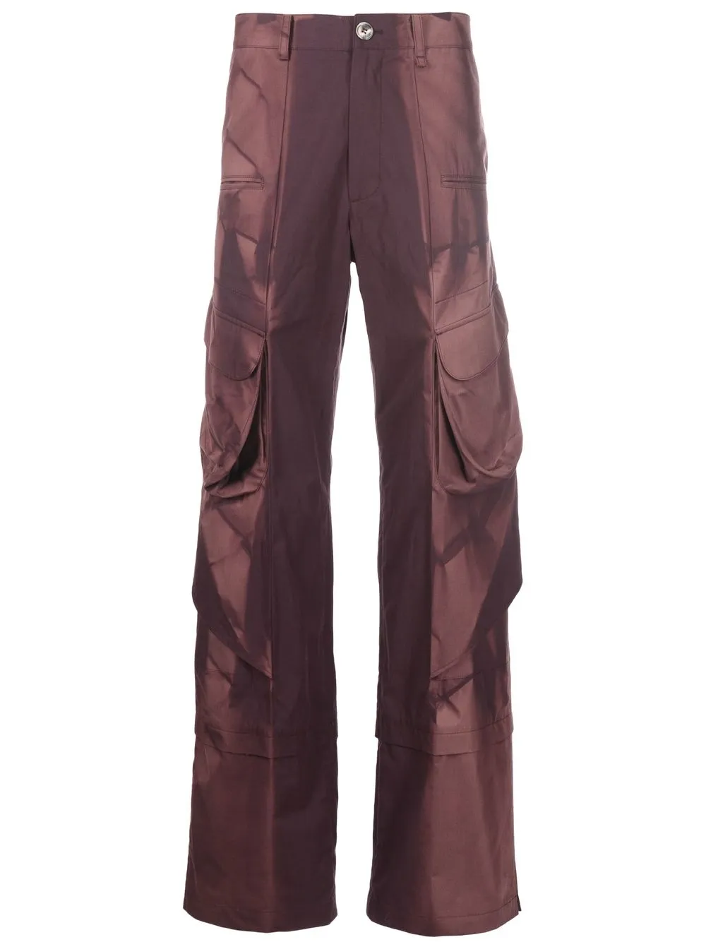 

JiyongKim pantalones cargo anchos - Morado