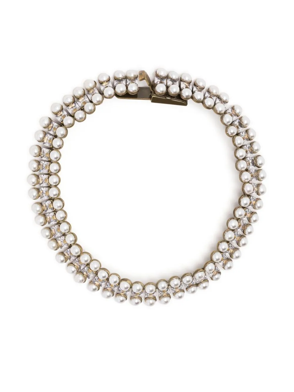 

YUN YUN SUN Nina crystal-embellished bracelet - Brown