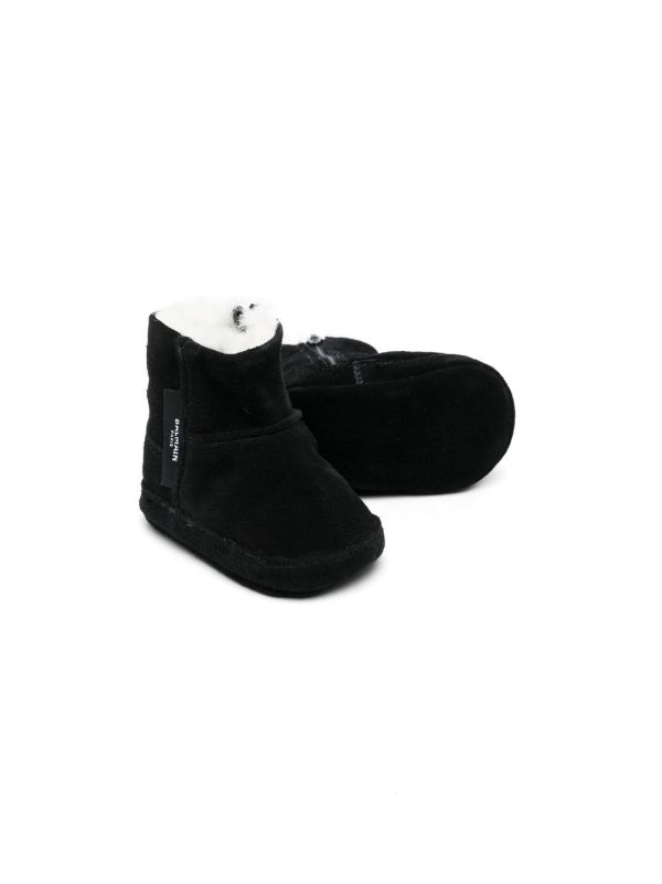 suede boots with fleece lining