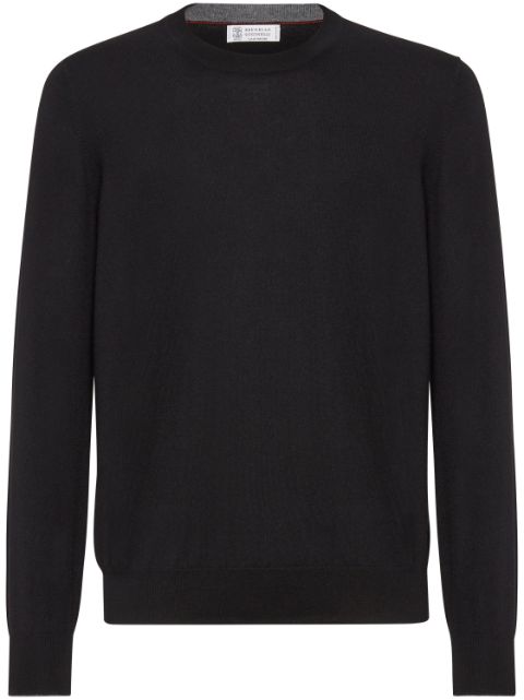 Brunello Cucinelli crew-neck cashmere jumper Men