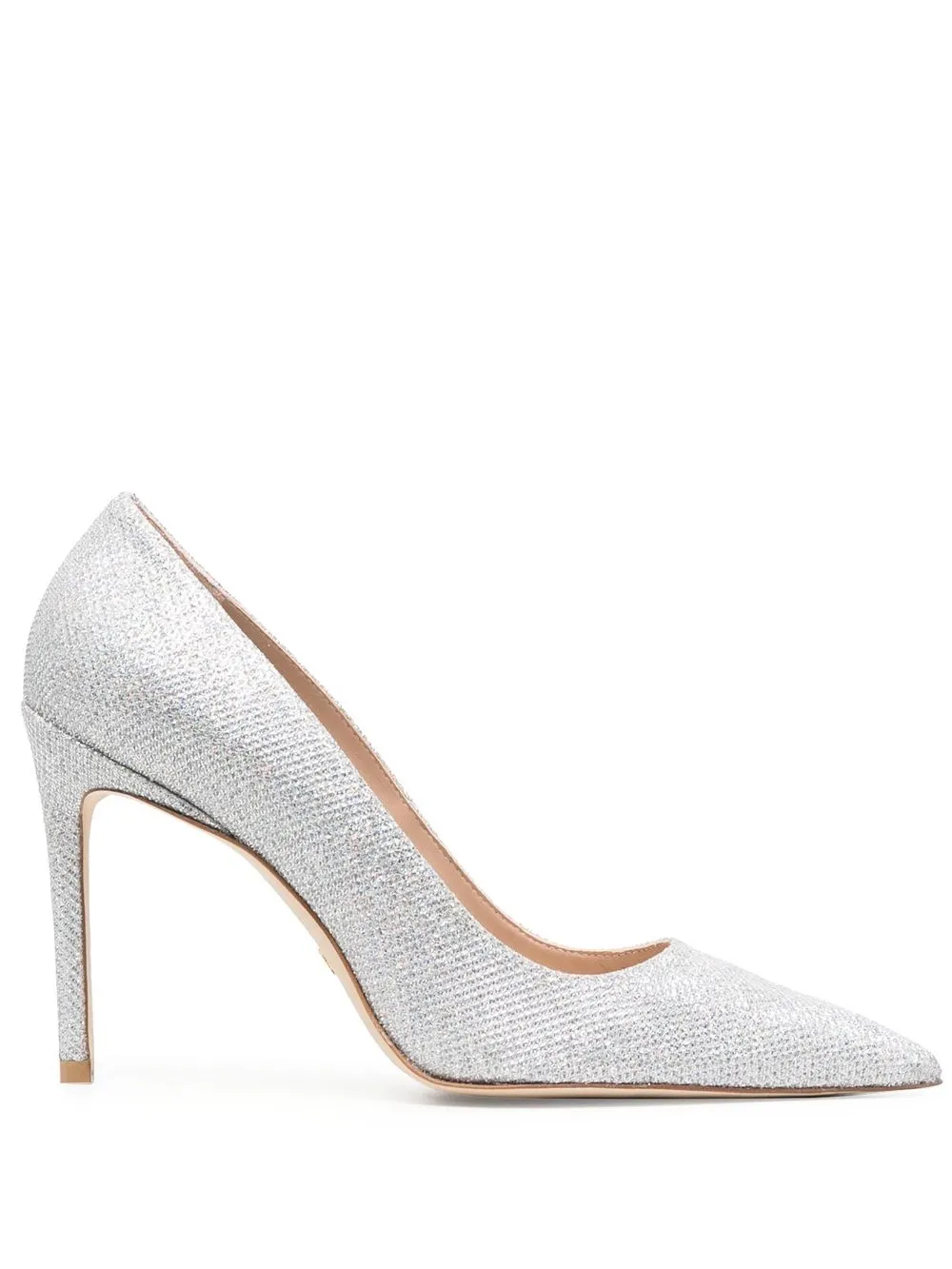 

Stuart Weitzman zapatillas con efecto metalizado - Gris