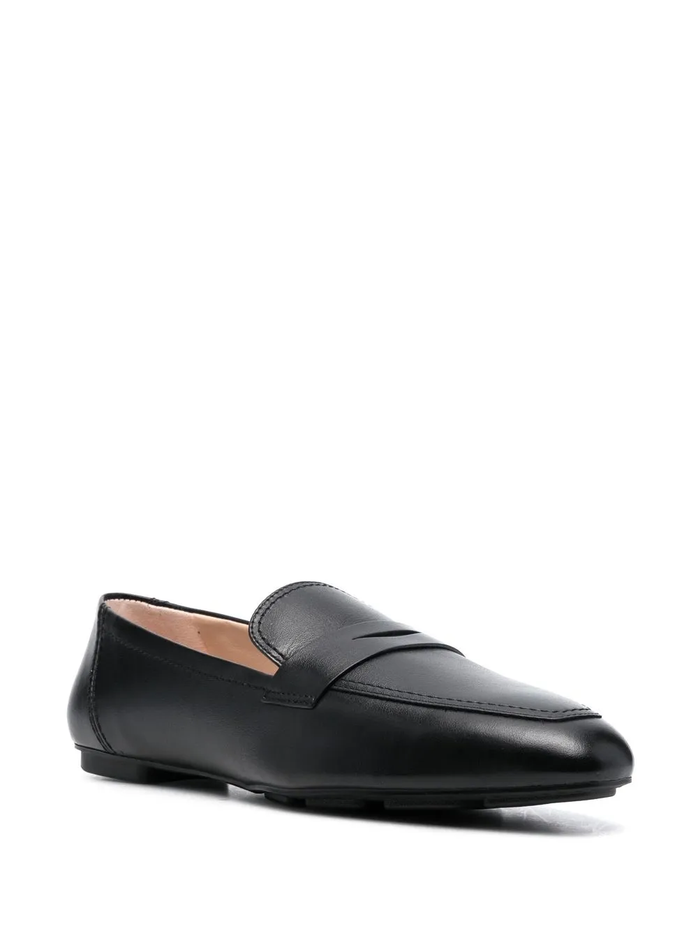 Stuart Weitzman Loafers met ronde neus - Zwart