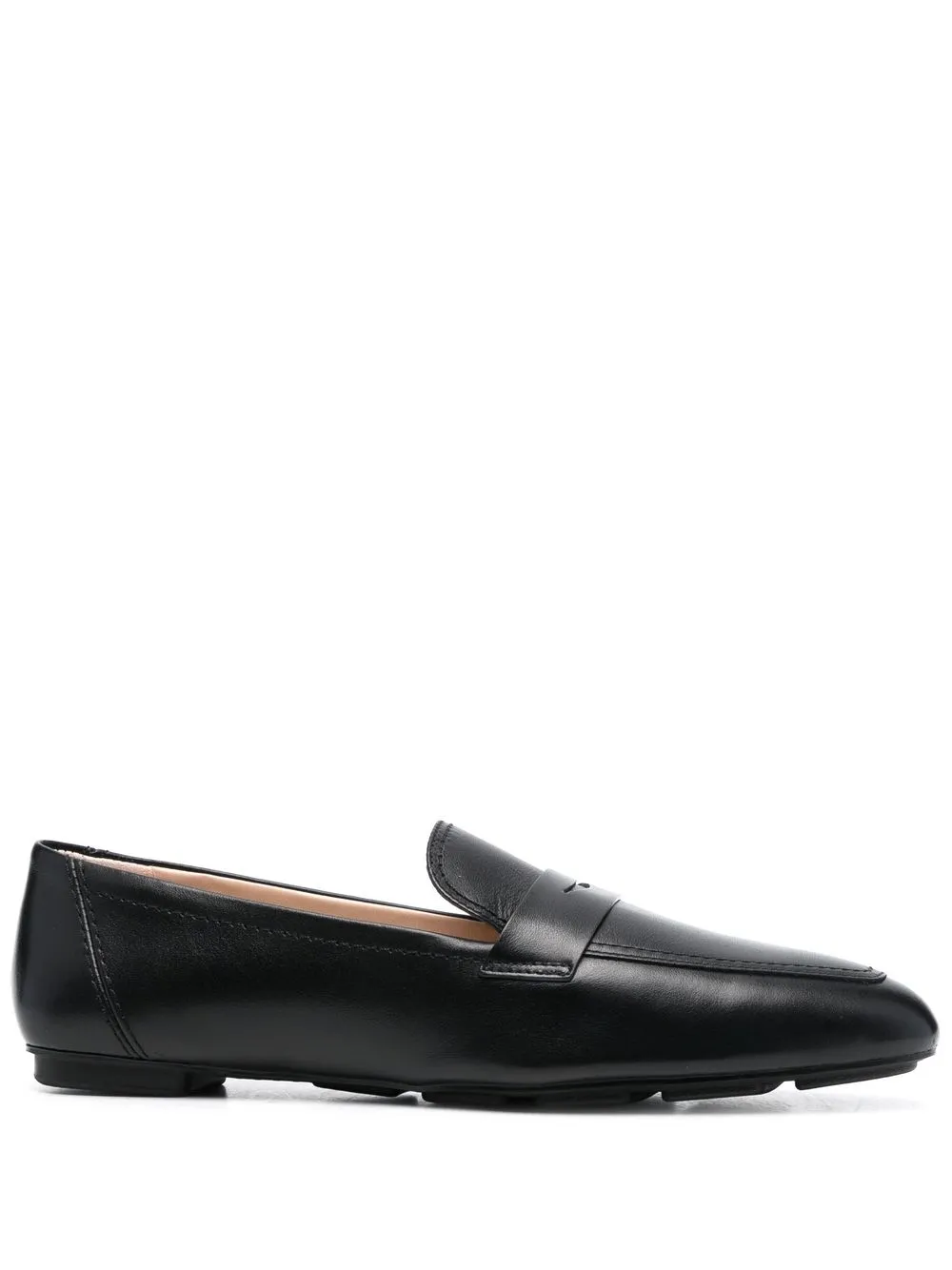 

Stuart Weitzman mocasines con puntera de almendra - Negro