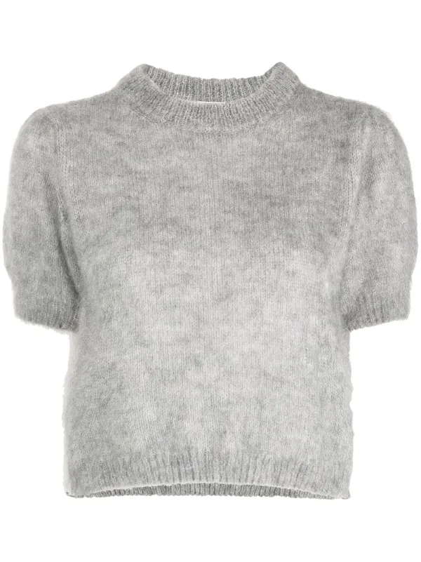 P.A.R.O.S.H. short-sleeve mohair-wool 