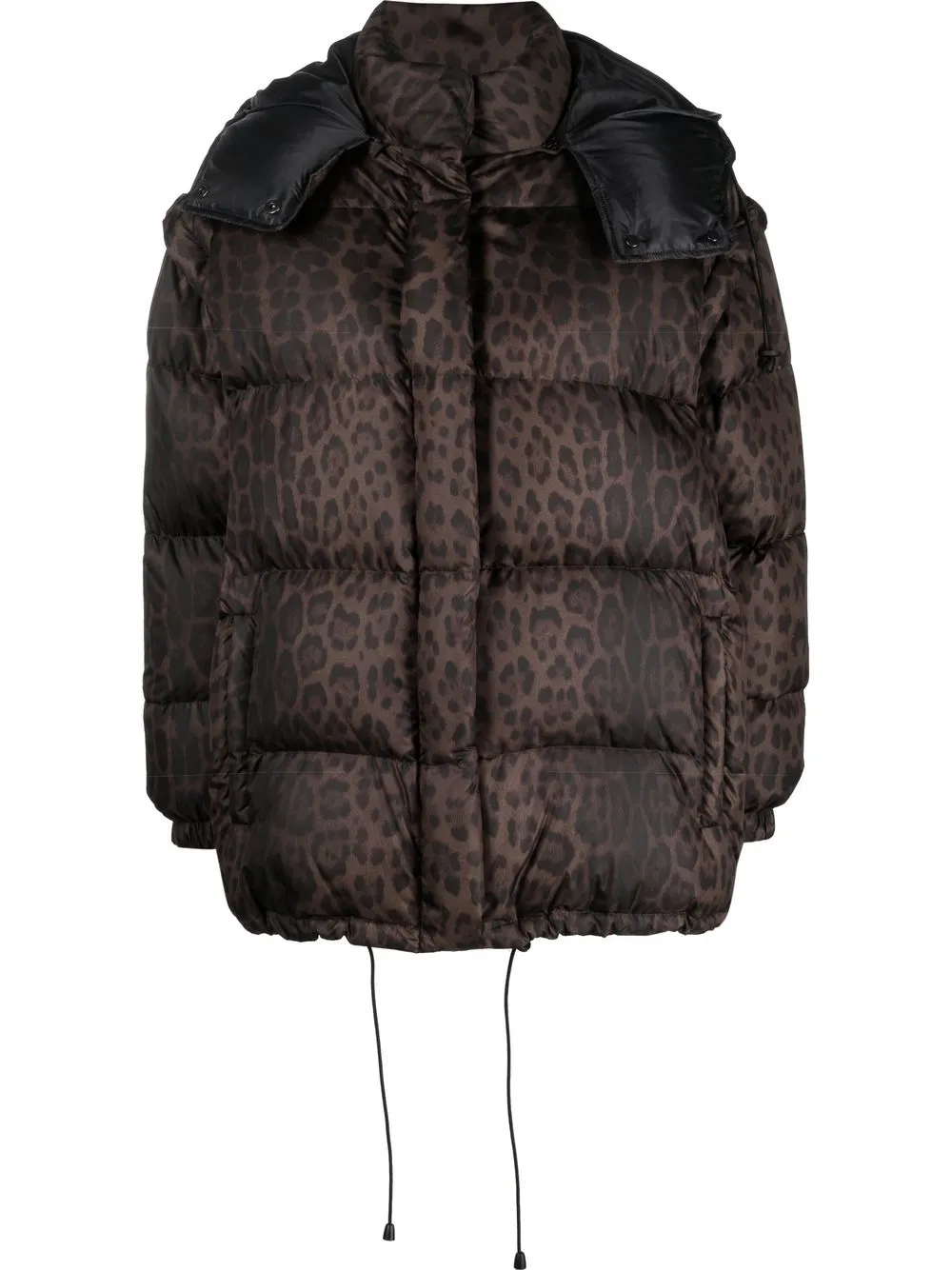

Simonetta Ravizza leopard-print padded jacket - Brown