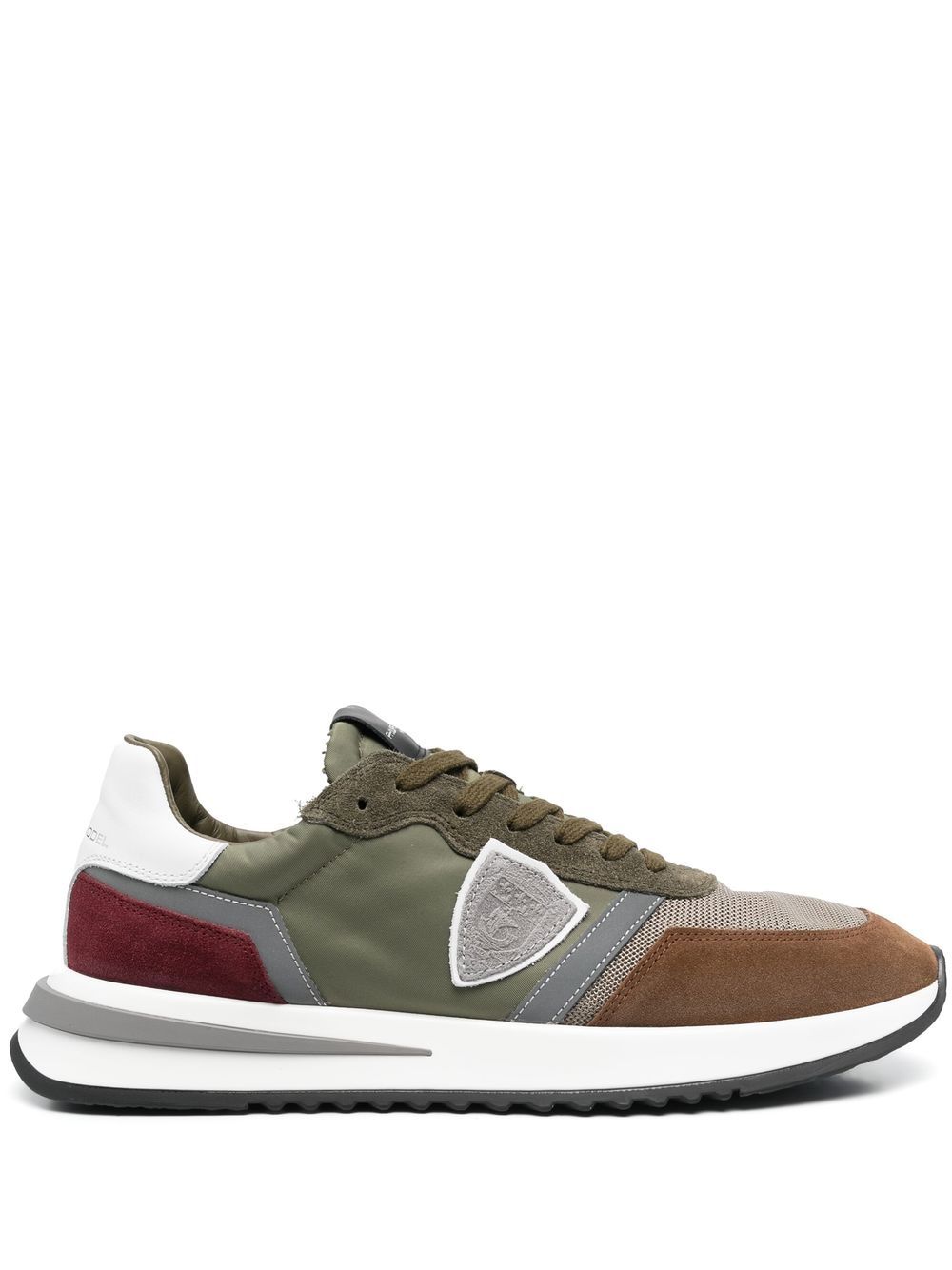 Philippe Model Paris Mondial colour-block sneakers - Green