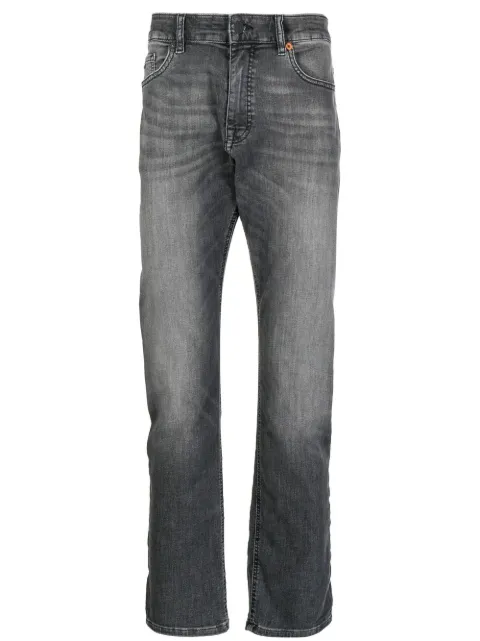 BOSS mid-rise slim-cut jeans