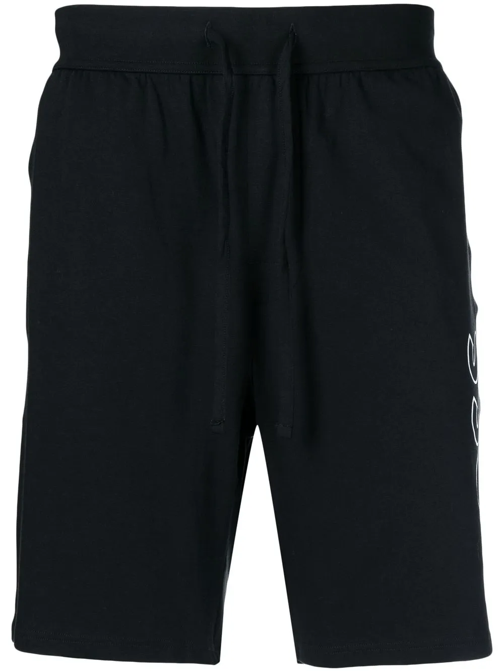 

BOSS shorts con logo Identity estampado - Negro