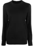 Jil Sander crew neck pullover sweater - Black