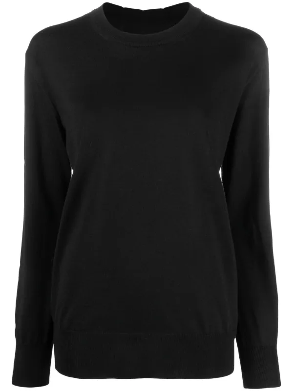 Jil Sander クルーネック セーター | ブラック | FARFETCH JP
