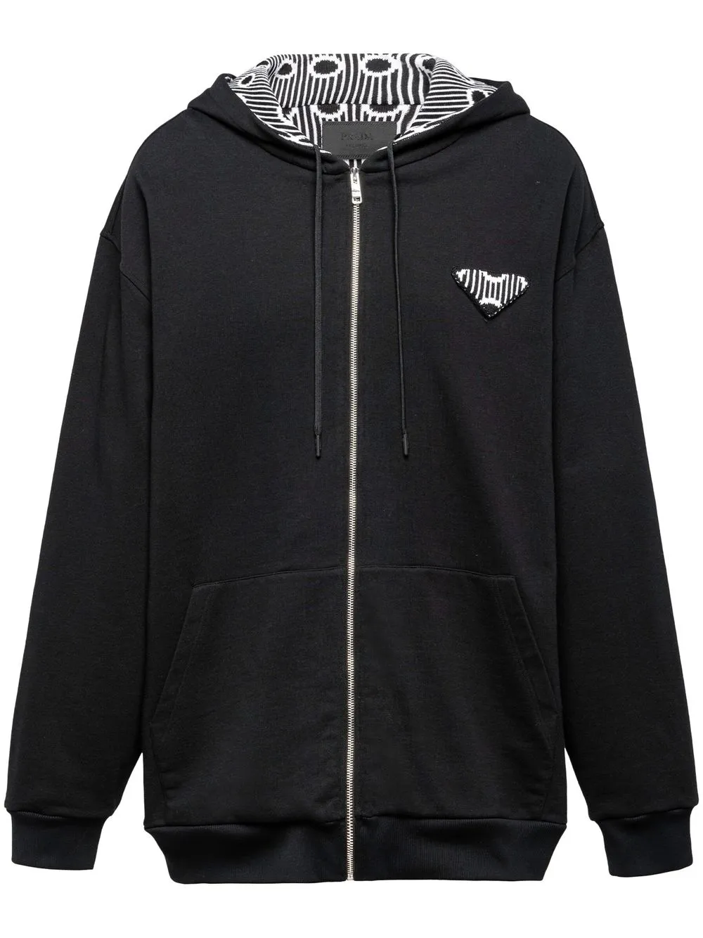 Prada zip cheap up hoodie