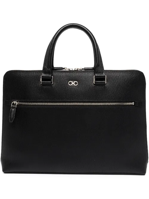 Porte-documents Gancini en cuir - Ferragamo - Modalova