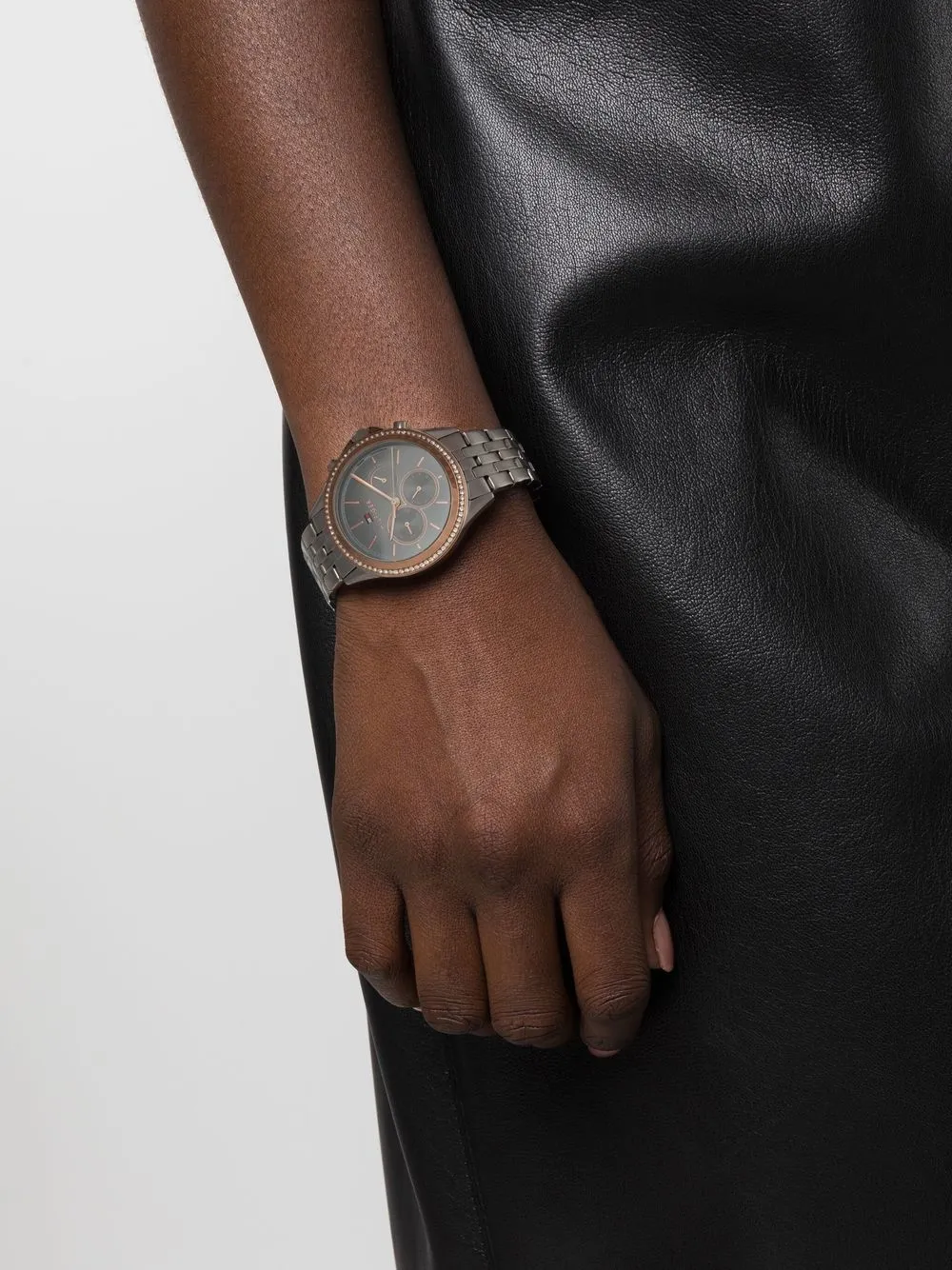 Tommy Hilfiger Quartz horloge met kristallen - Blauw
