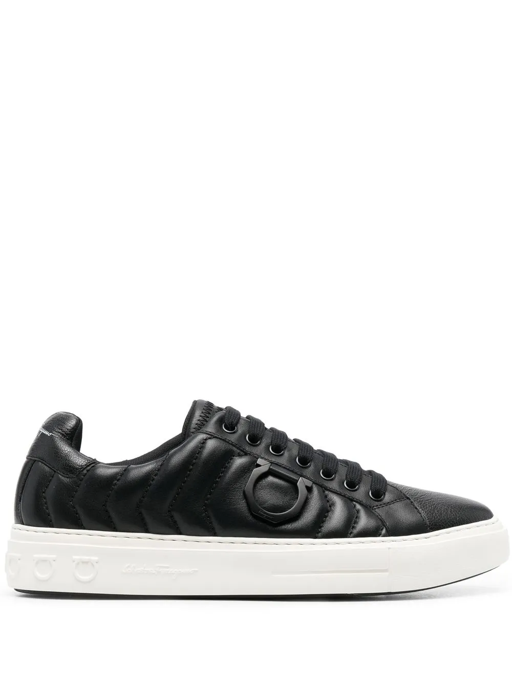 

Ferragamo quilted low-top sneakers - Black