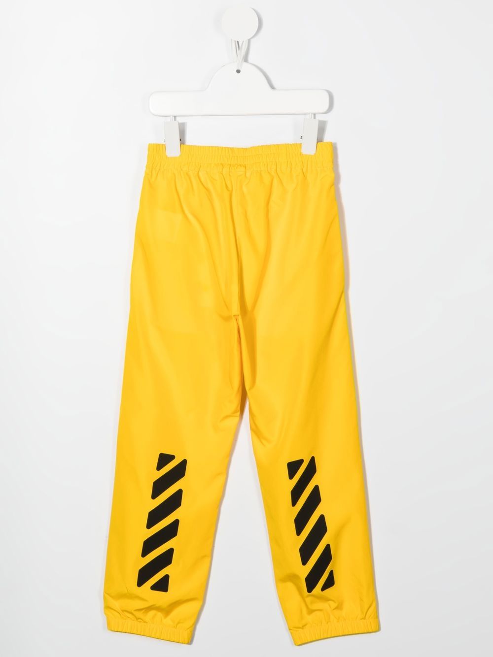 Off-White Kids Broek met logoprint - Geel