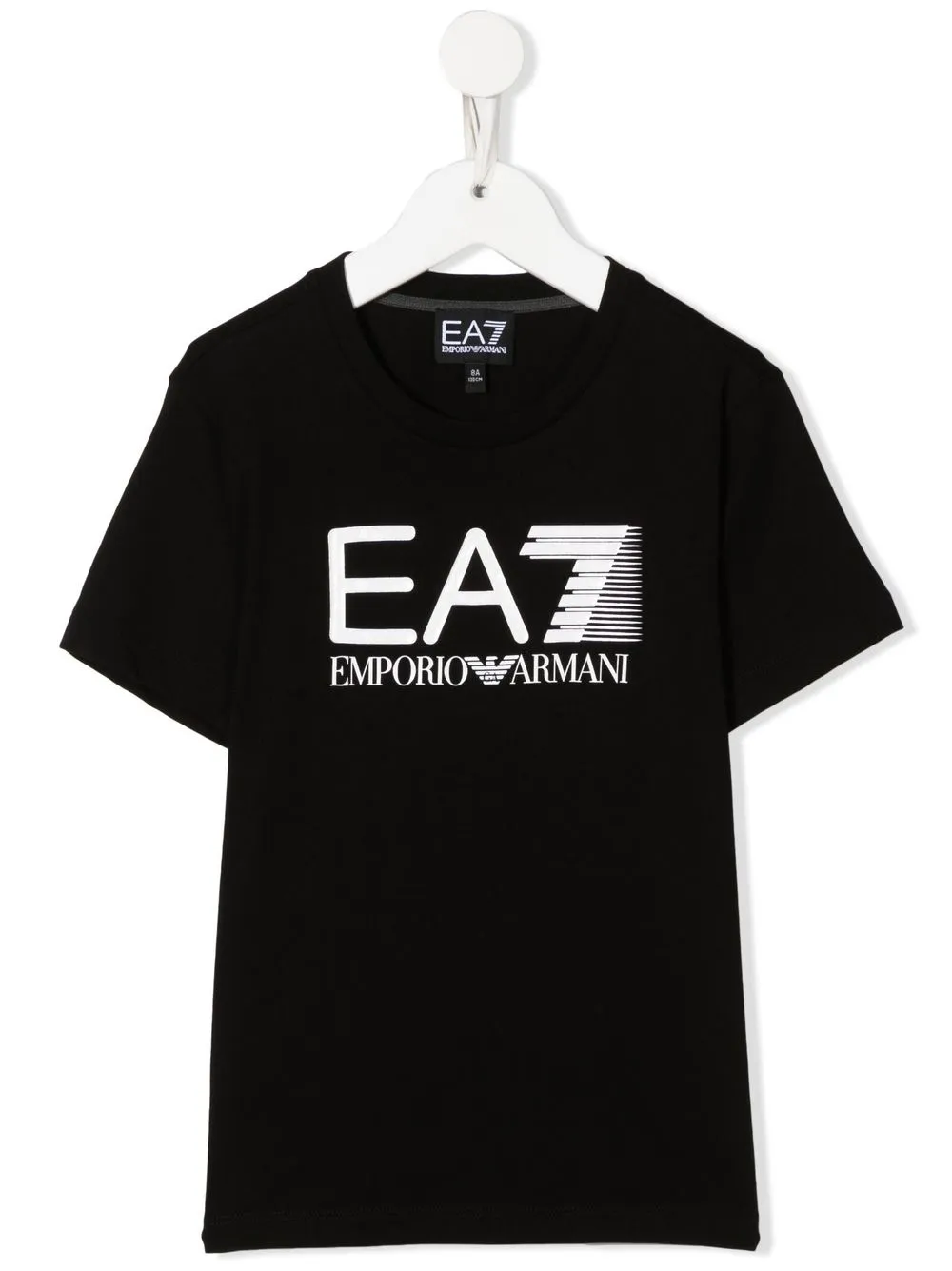 

Emporio Armani Kids logo print T-shirt - Black