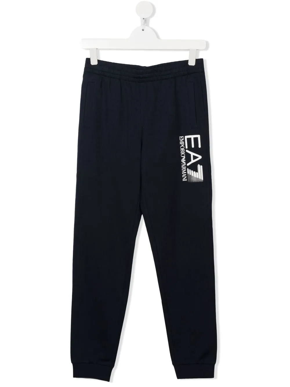 

Emporio Armani Kids pants con logo estampado - Azul