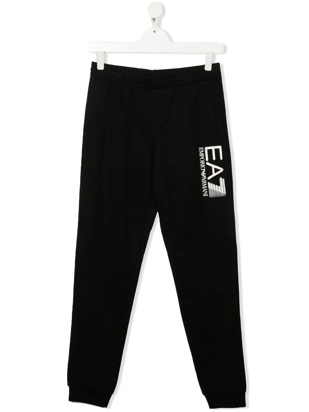 

Emporio Armani Kids logo print tapered sweatpants - Black