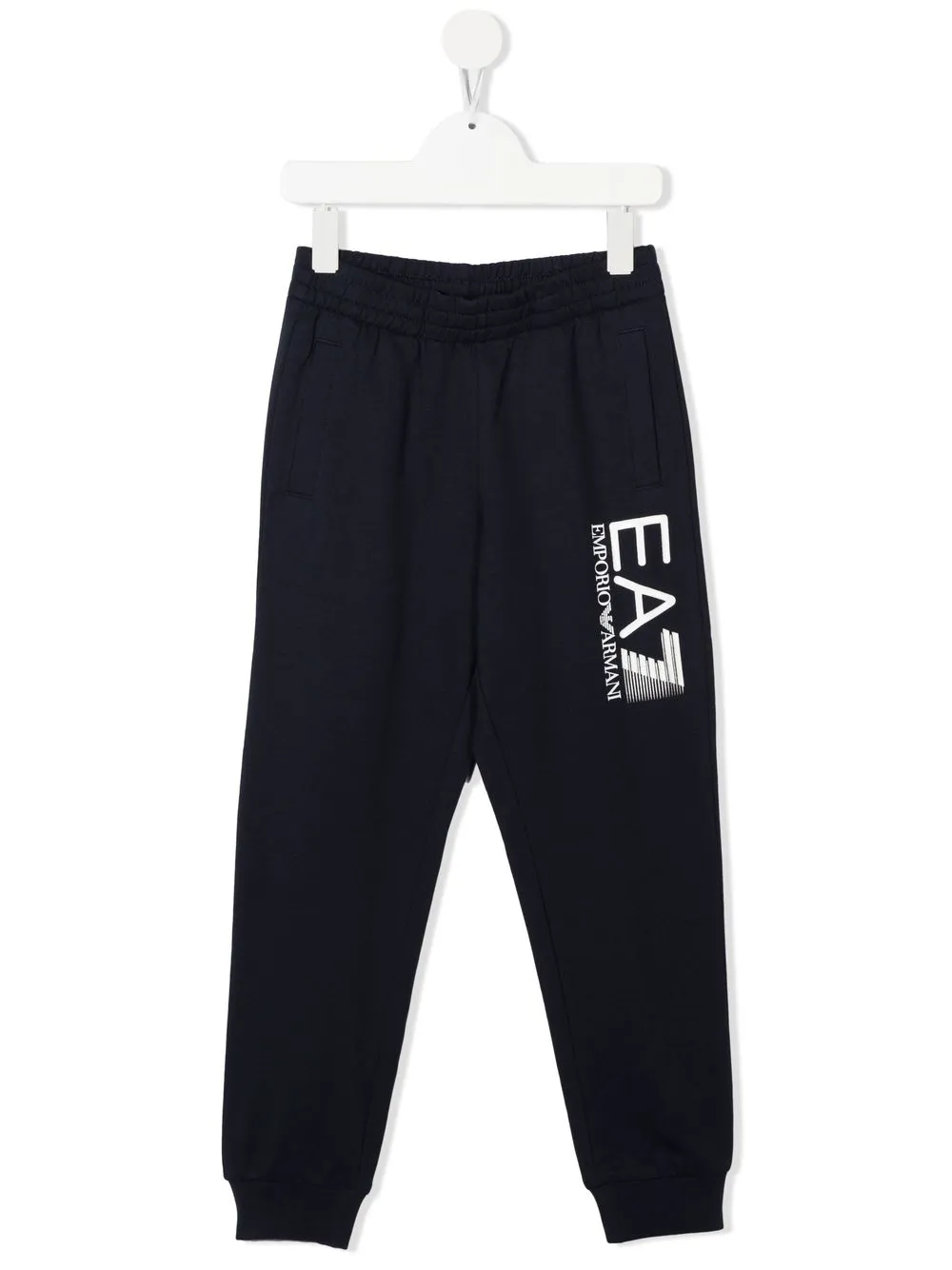 

Emporio Armani Kids pants con logo estampado - Azul