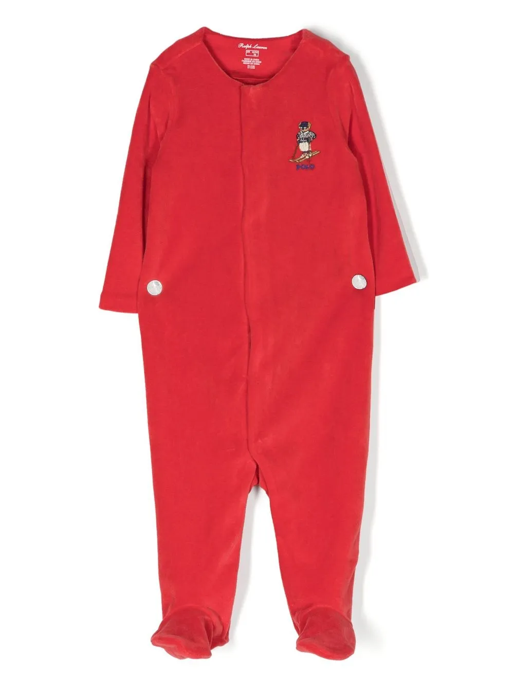 

Ralph Lauren Kids mameluco Polo Bear - Rojo