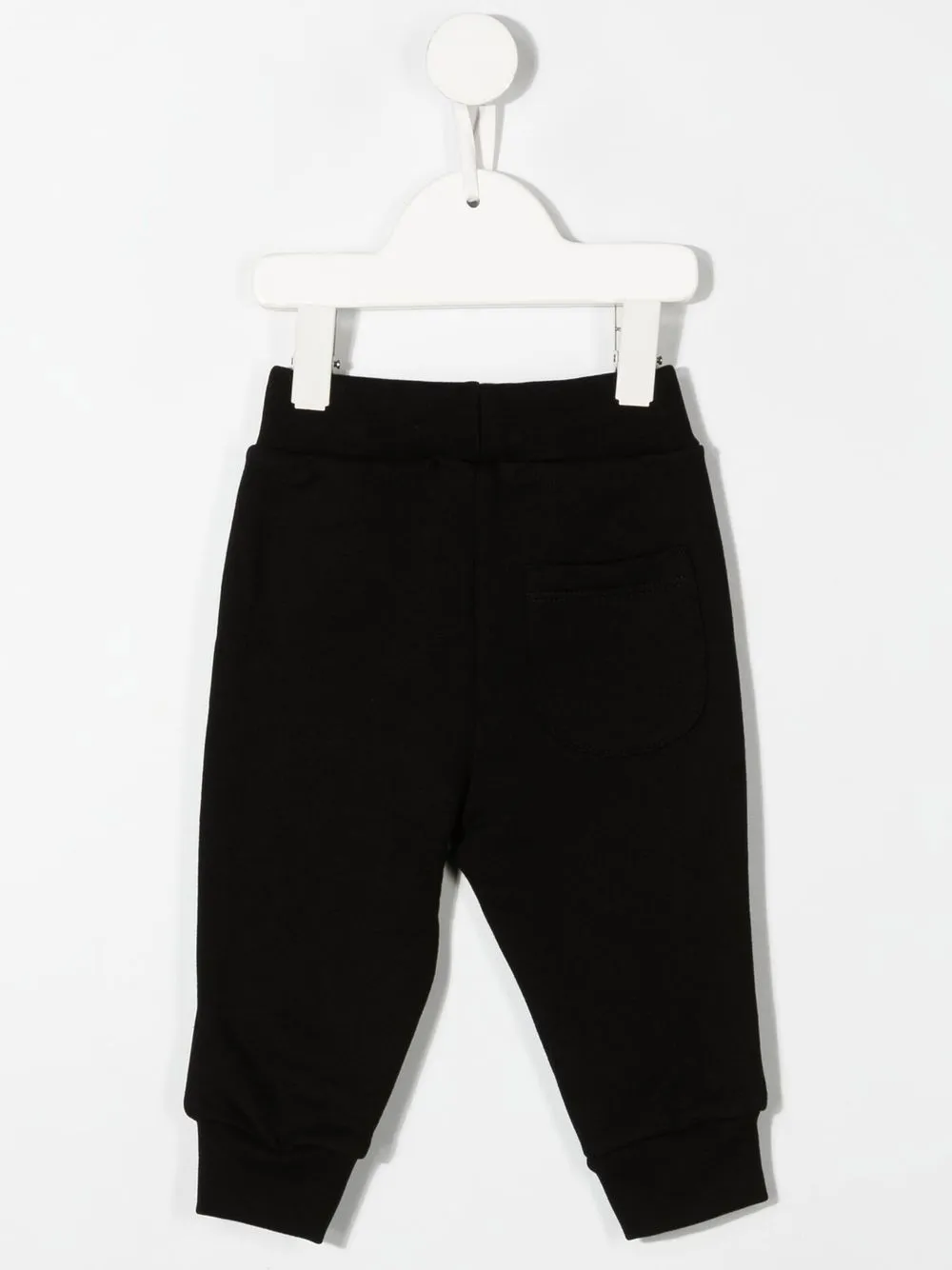 MSGM Kids Trainingsbroek met logoprint - Zwart