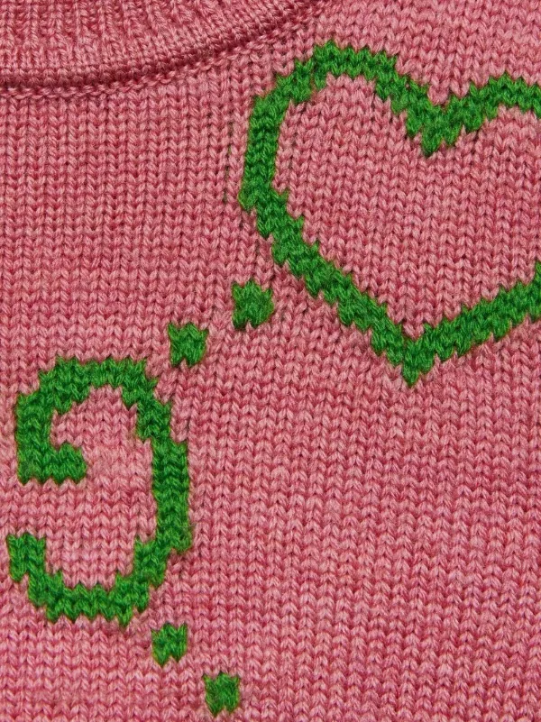 Gucci discount heart sweater