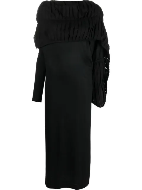 Yohji Yamamoto wool and cotton dress