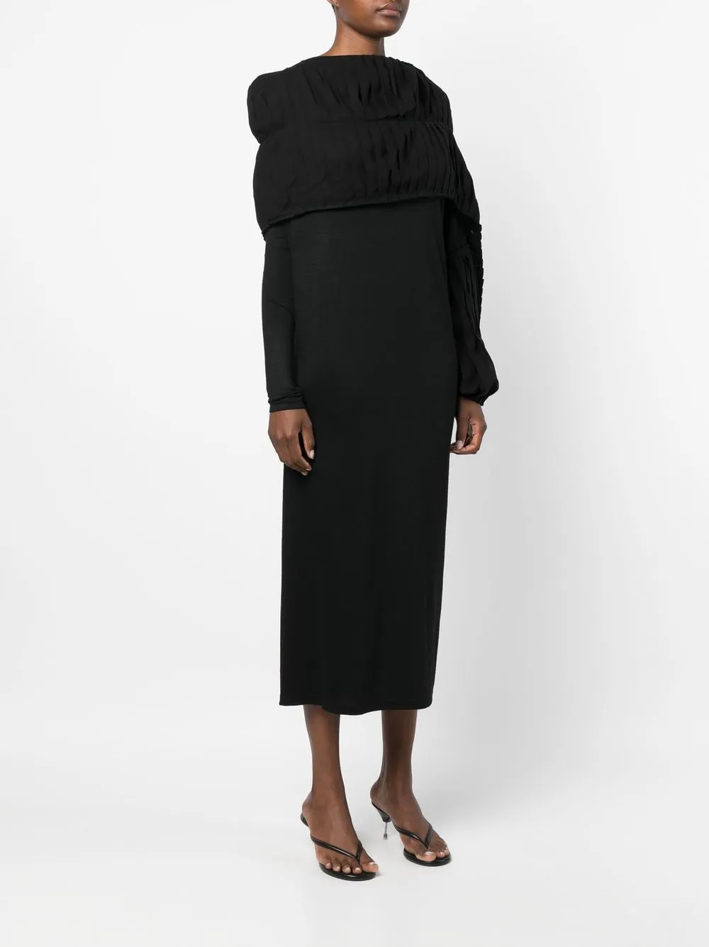  Yohji Yamamoto Klassisches Kleid   Schwarz 
