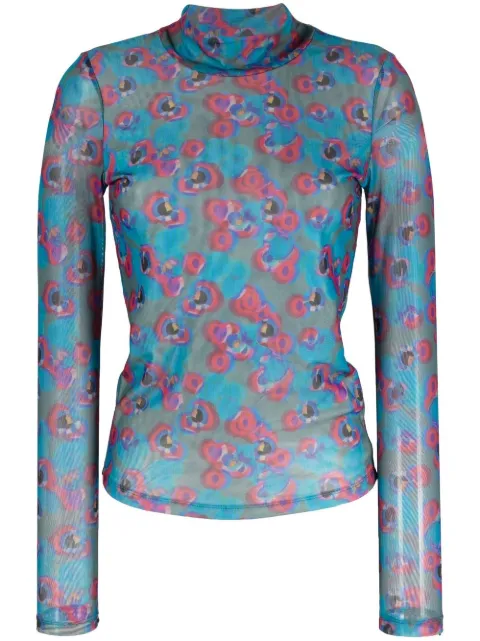 Henrik Vibskov long-sleeve sheer top
