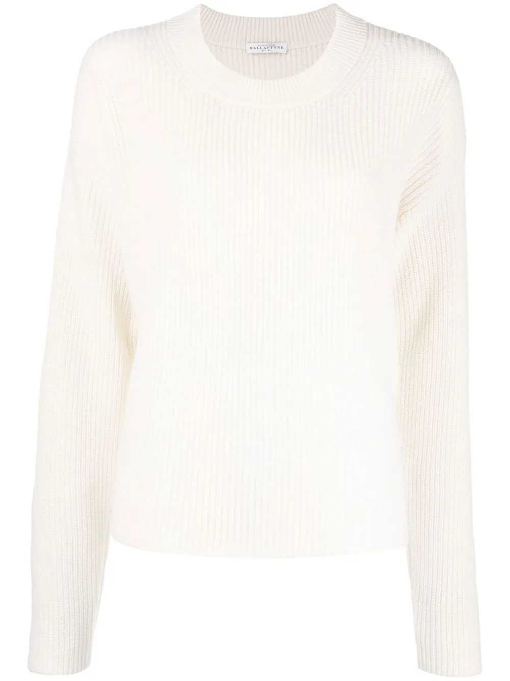 

Ballantyne ribbed-knit wool jumper - Neutrals