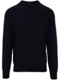 Zegna crew neck cashmere jumper - Blue