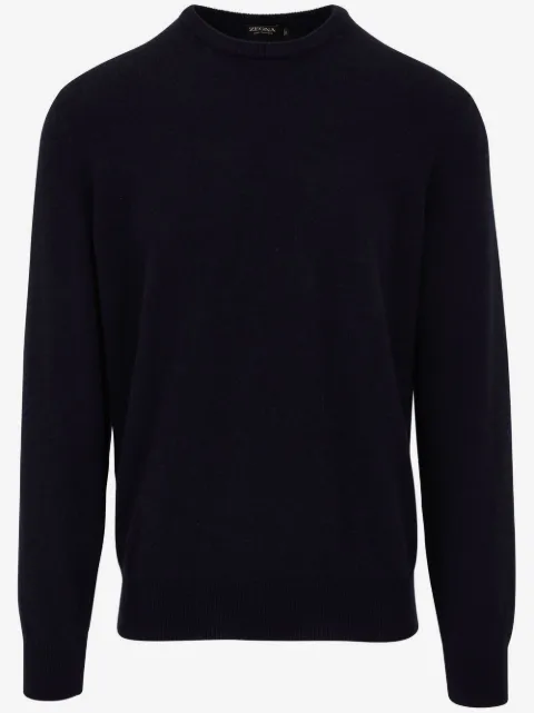 Zegna crew neck cashmere jumper