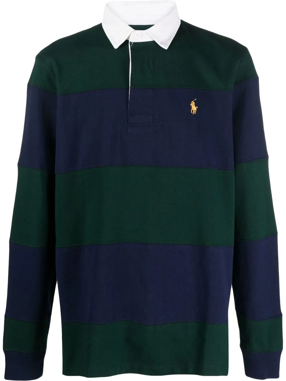 

Polo Ralph Lauren embroidered-logo detail polo shirt - Blue