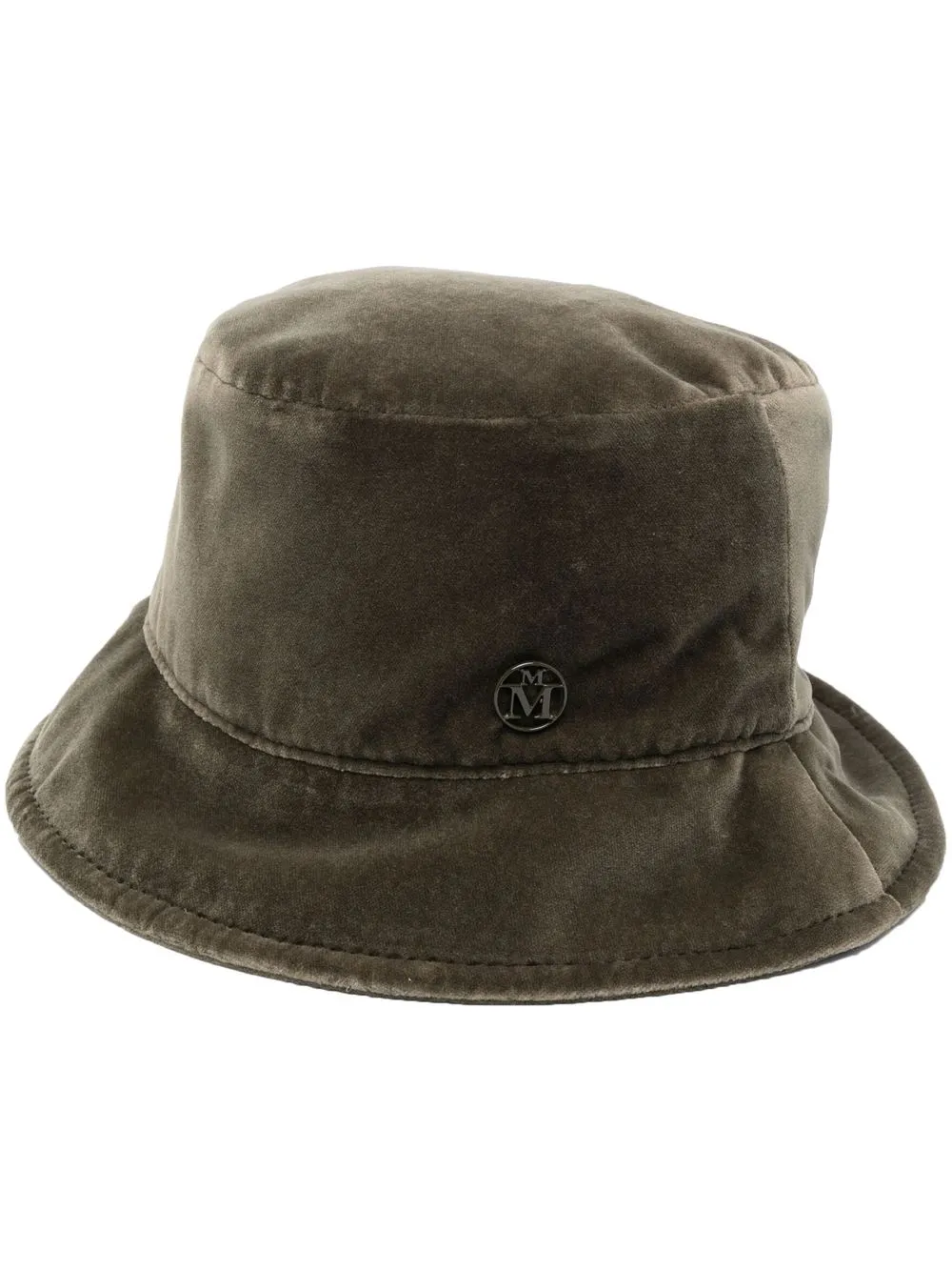 

Maison Michel gorro de pescador de terciopelo - Verde
