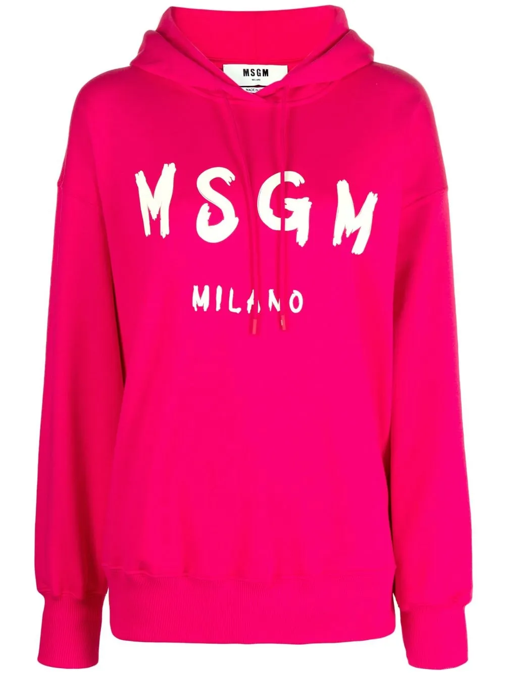 

MSGM hoodie con logo estampado - Rosado