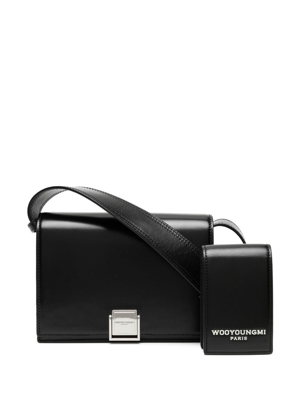 Wooyoungmi: Black Embossed Wallet