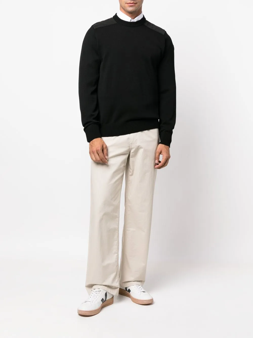 paul and shark patch jumper