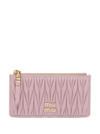 Miu Miu Matelassé Envelope Wallet - Farfetch