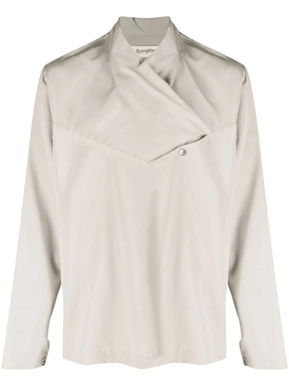 

JiyongKim playera con cuello esmoquin - Neutro