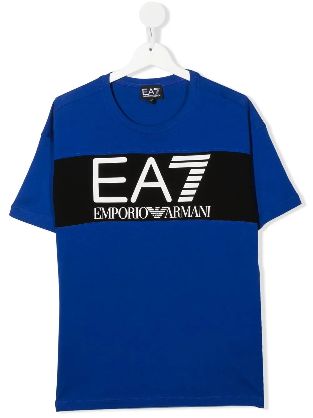 

Emporio Armani Kids playera con logo estampado - Azul